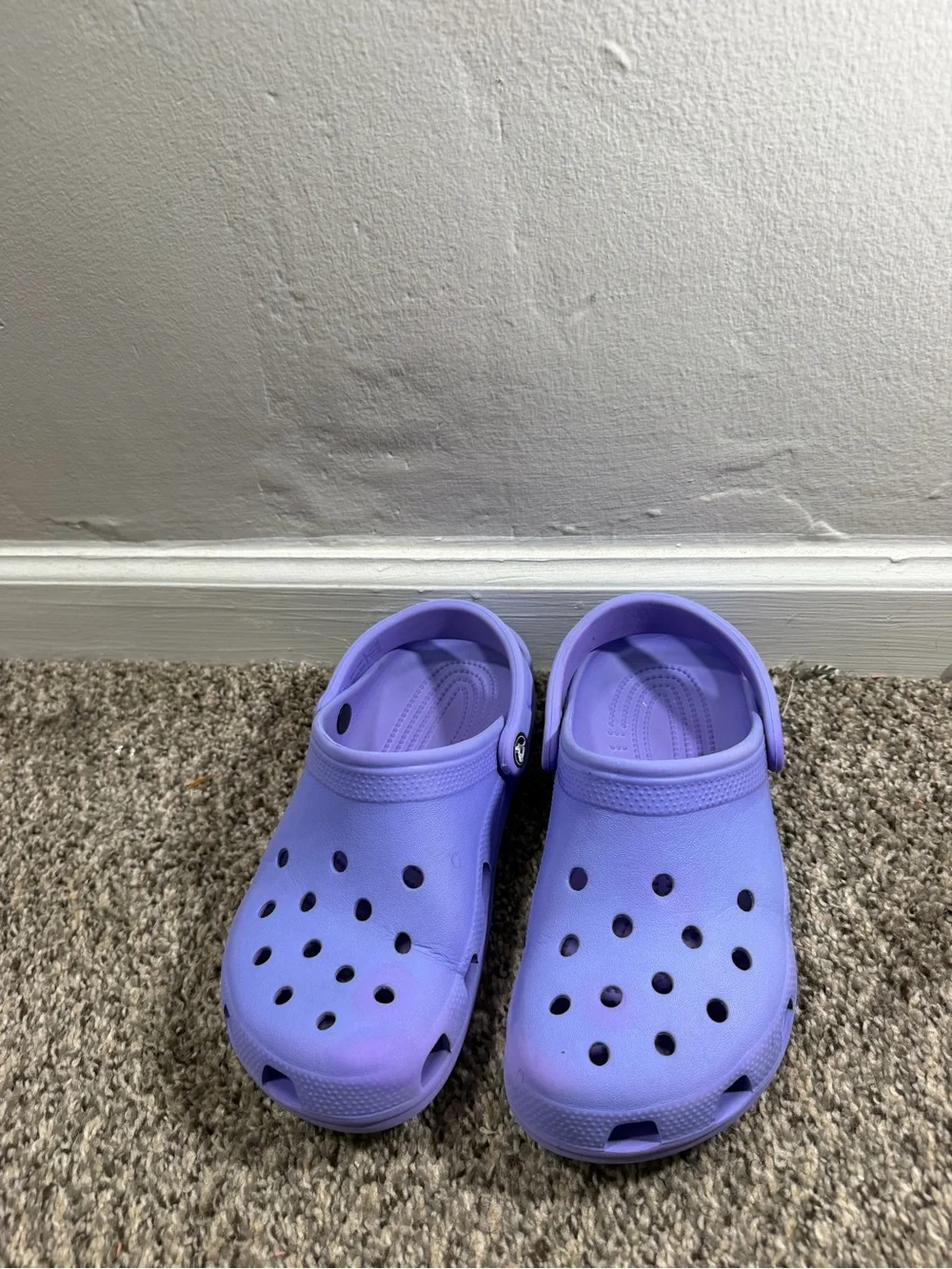 CROCS Kids Lavender Classic Clog Sandals